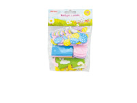 Naklejki z pianki mix Króliki, jajka, kurczaczki (171szt) PVE10 Brewis